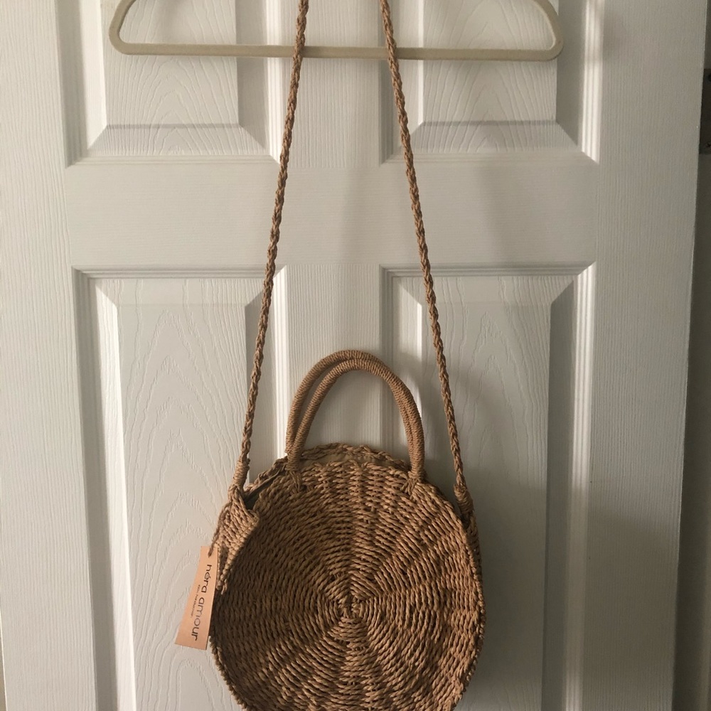 NWT Straw Handbag
